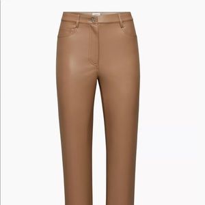 Tan aritzia Wilfred Melina pant